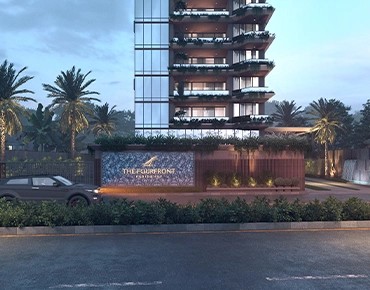 Curated lounge space at The Fourfront